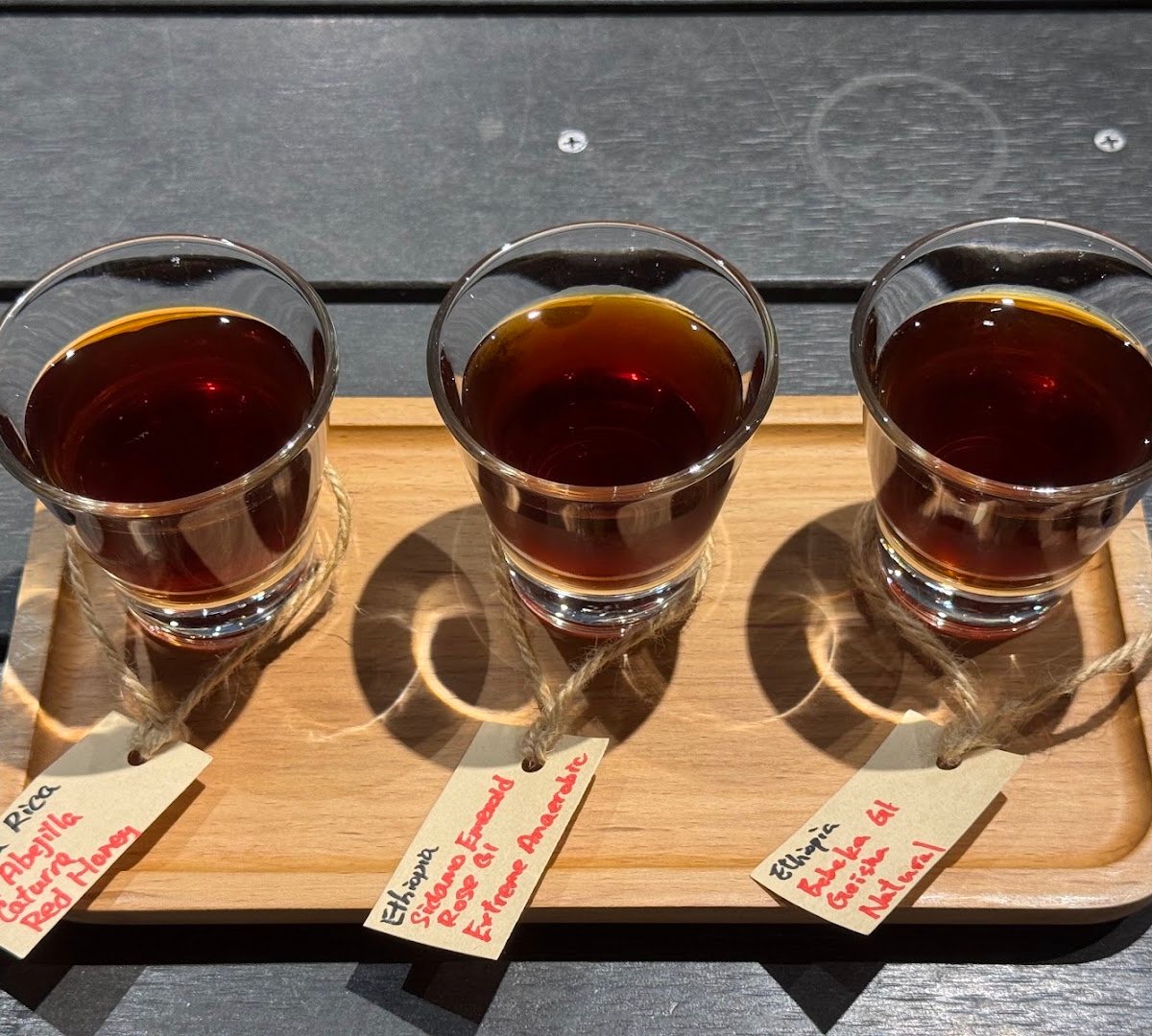 Coffee at Barista Jam, specialty coffee shop in Hong Kong