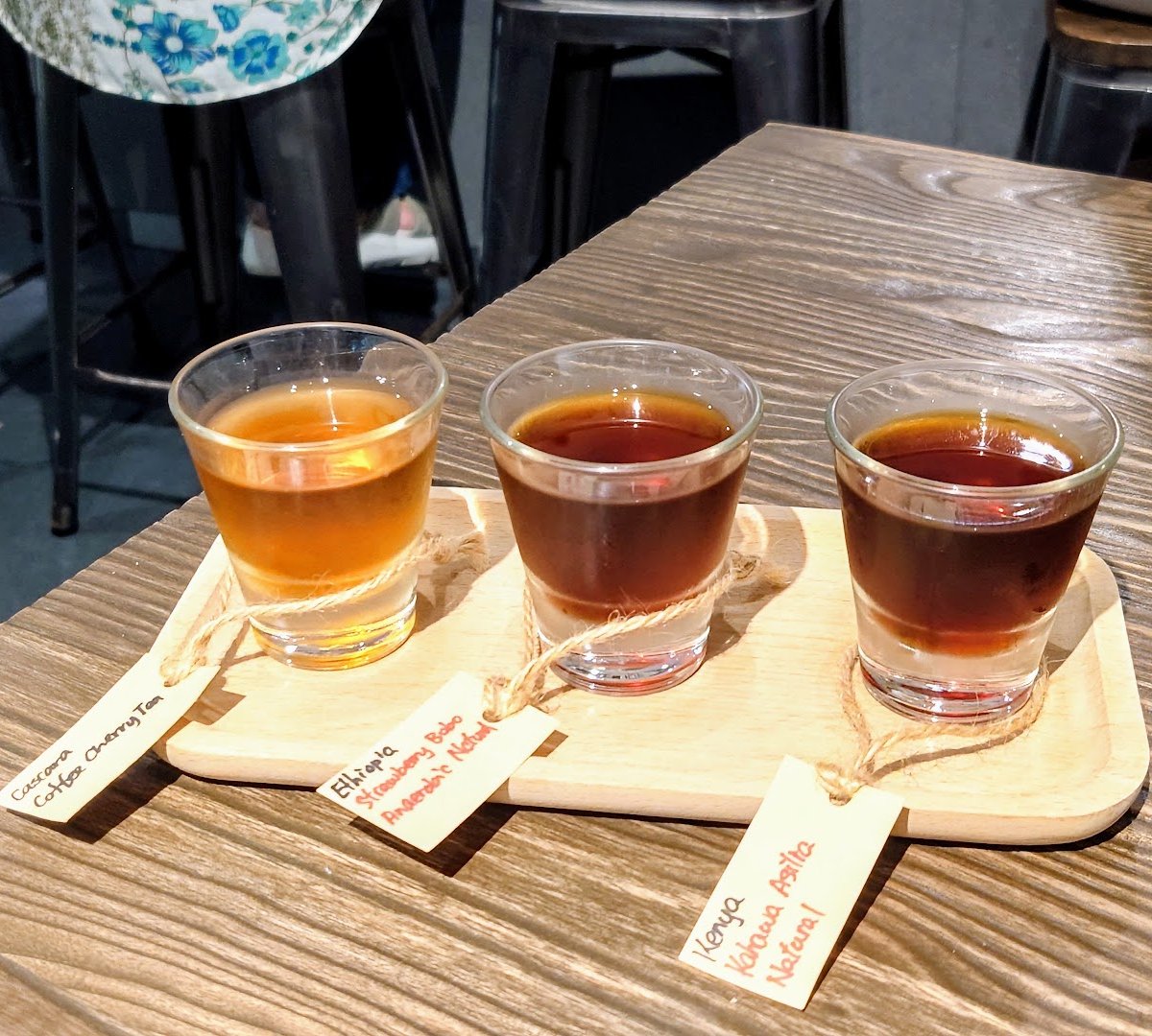 Coffee at Barista Jam, specialty coffee shop in Hong Kong