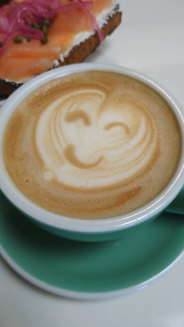 Coffee at Zocalo Coffeehouse, specialty coffee shop in Oakland