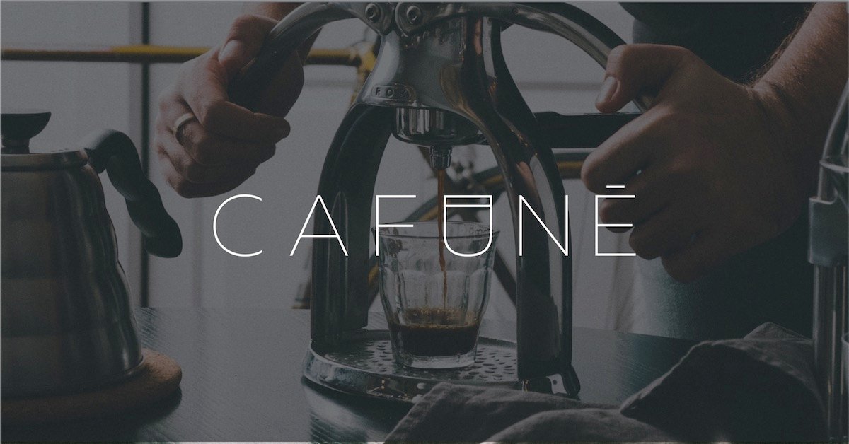 Coffee at Cafuné Boutique, specialty coffee shop in Montreal