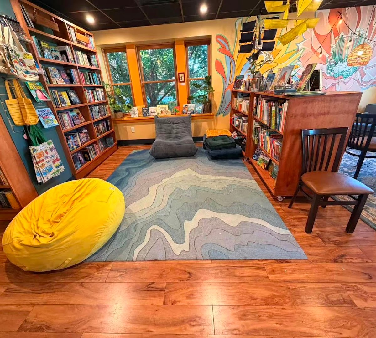 Interior of The Siren and The Sea, specialty coffee shop in Rochester
