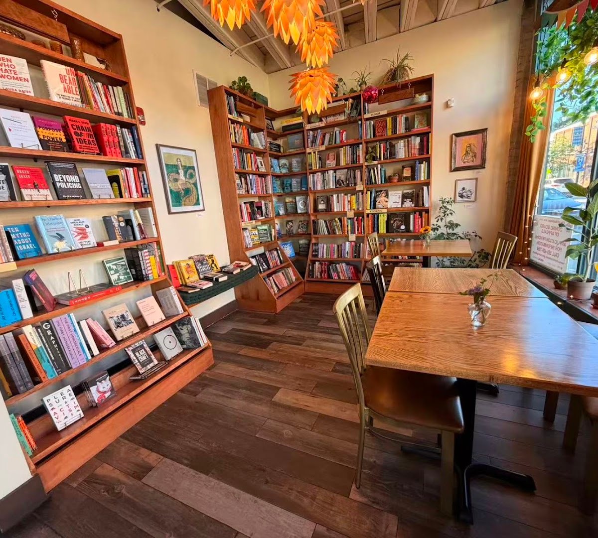 Interior of The Siren and The Sea, specialty coffee shop in Rochester