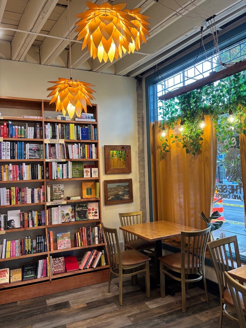 Interior of The Siren and The Sea, specialty coffee shop in Rochester