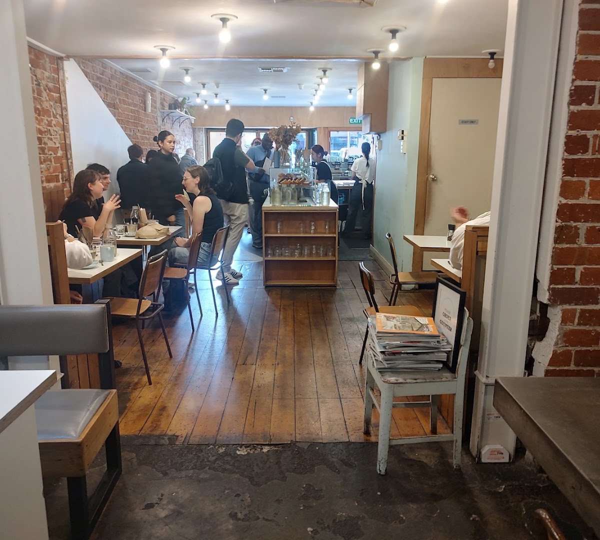 Interior of RAD Cafe, specialty coffee shop in Auckland