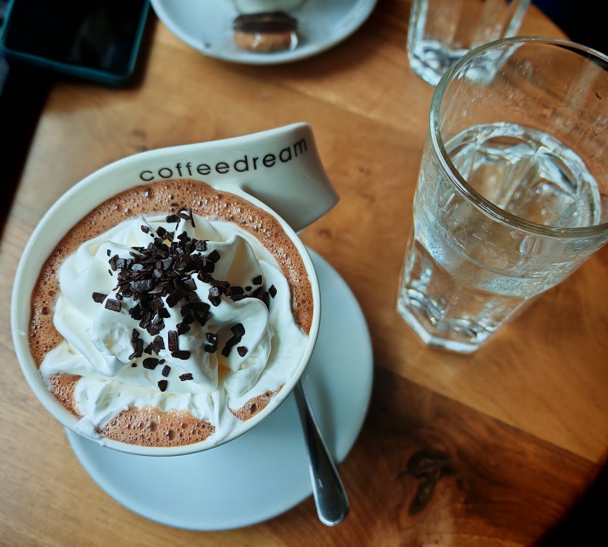 Coffee at Coffee Dream, specialty coffee shop in Belgrade