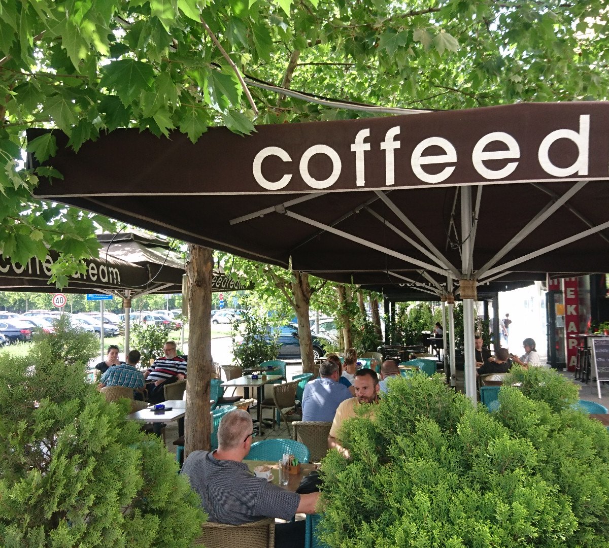 Storefront of Coffee Dream, specialty coffee shop in Belgrade