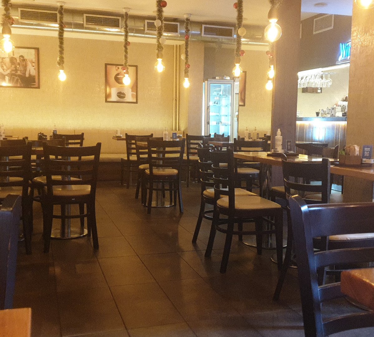 Interior of Coffee Dream, specialty coffee shop in Belgrade