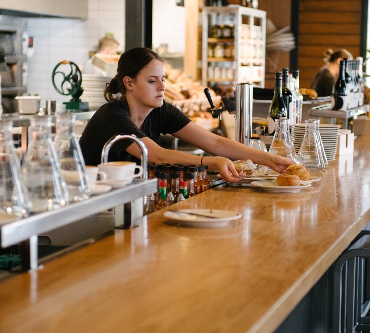 Interior of Prefab, specialty coffee shop in Wellington