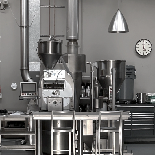 Interior of Prefab, specialty coffee shop in Wellington