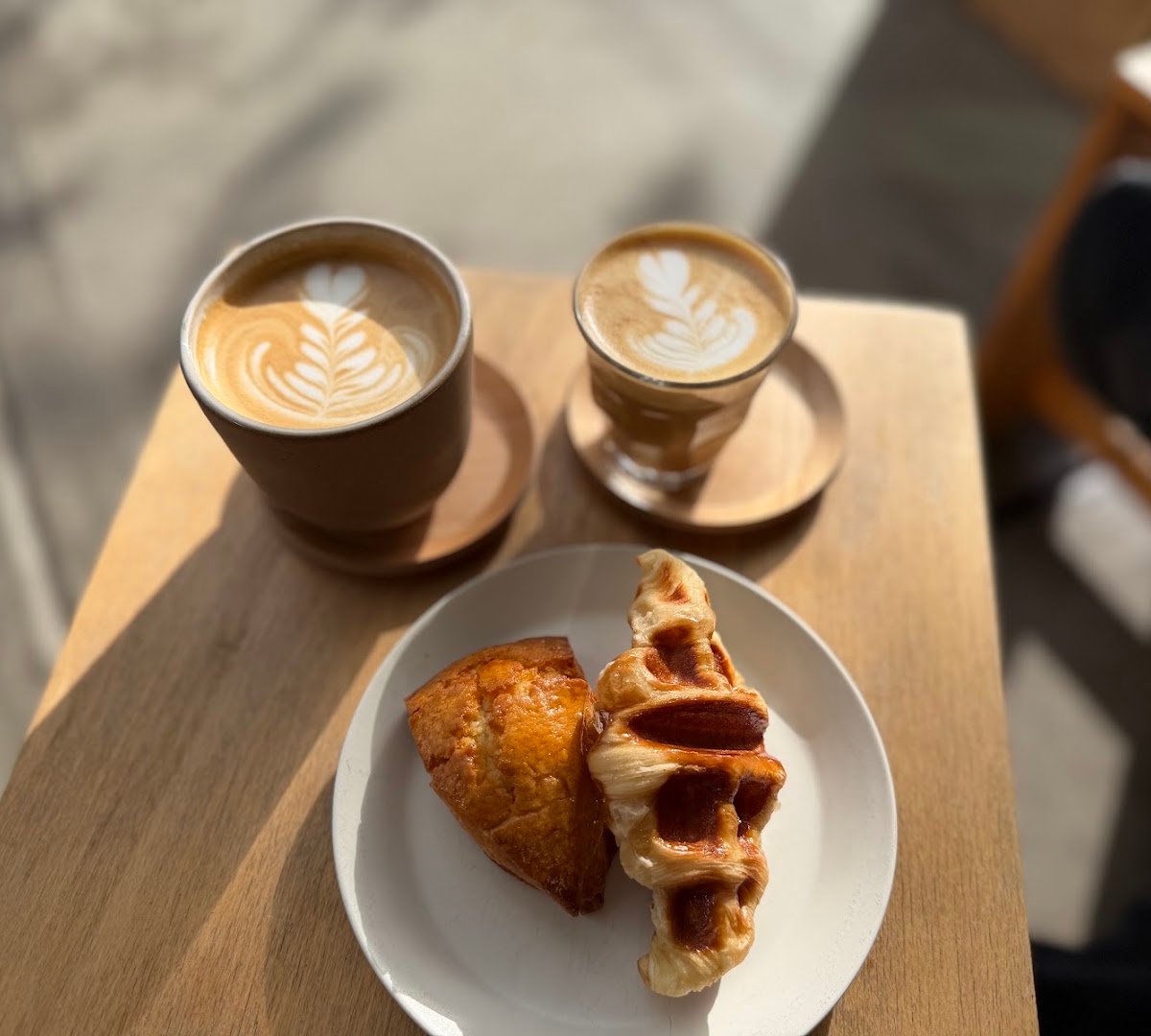 Coffee at Rikka Fika, specialty coffee shop in San Diego