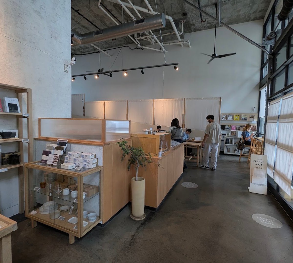 Interior of Rikka Fika, specialty coffee shop in San Diego