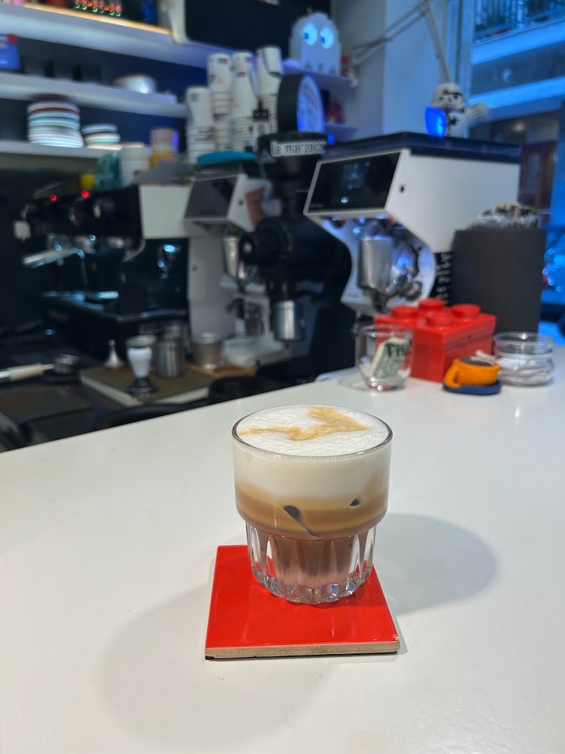 Coffee at Rule of 4m, specialty coffee shop in Athens