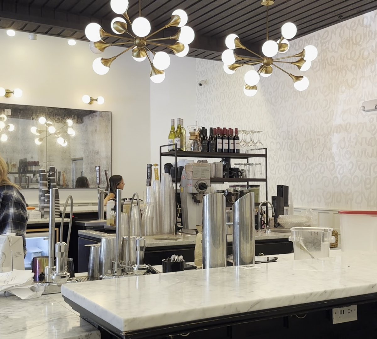 Interior of Buddy Brew Coffee, specialty coffee shop in Tampa-St. Petersburg