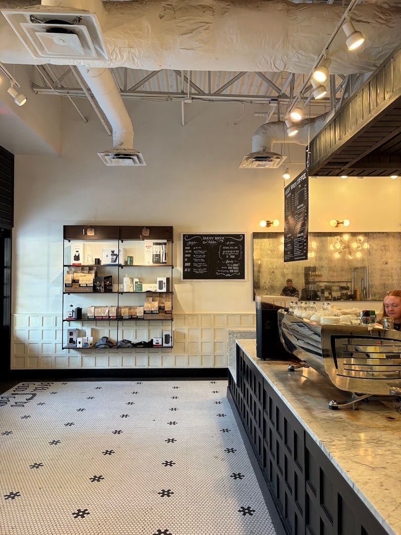 Interior of Buddy Brew Coffee, specialty coffee shop in Tampa-St. Petersburg