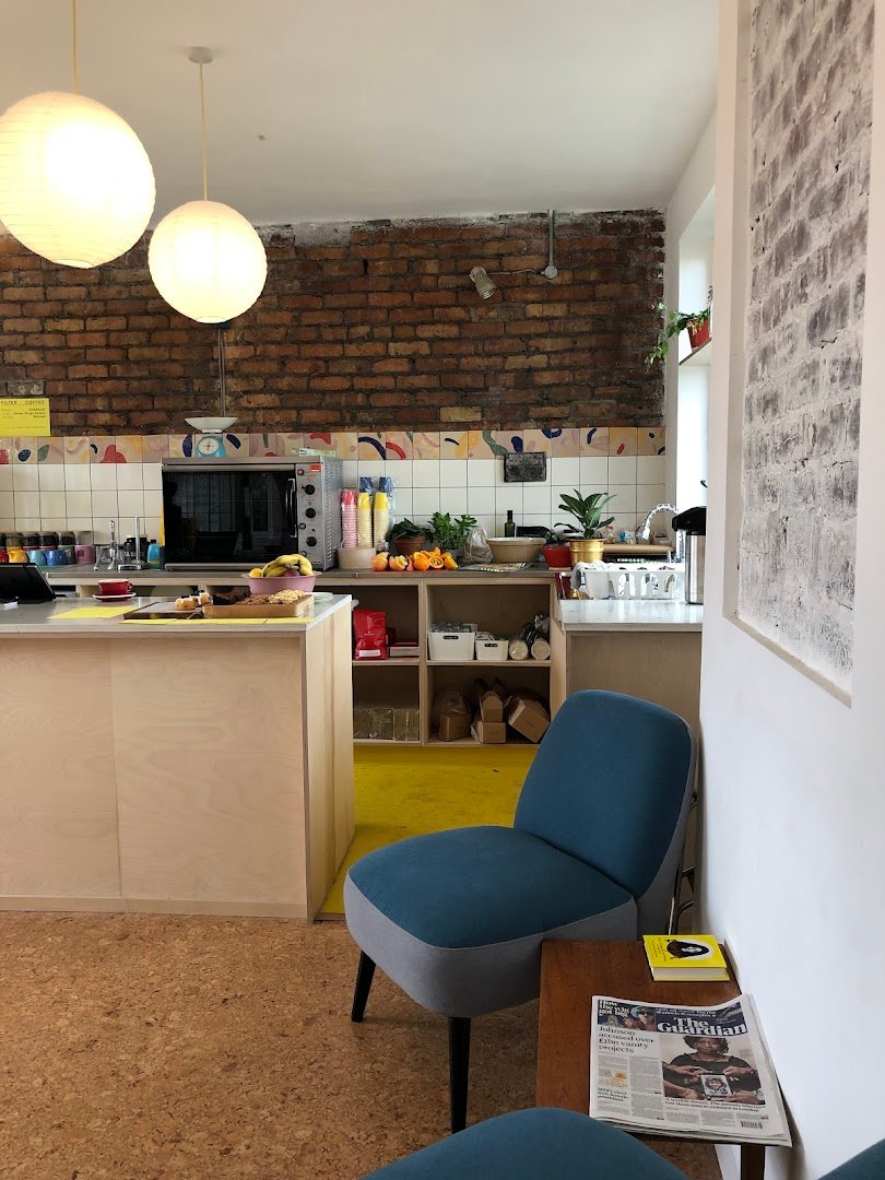 Interior of Grapefruit Coffee &, specialty coffee shop in Manchester