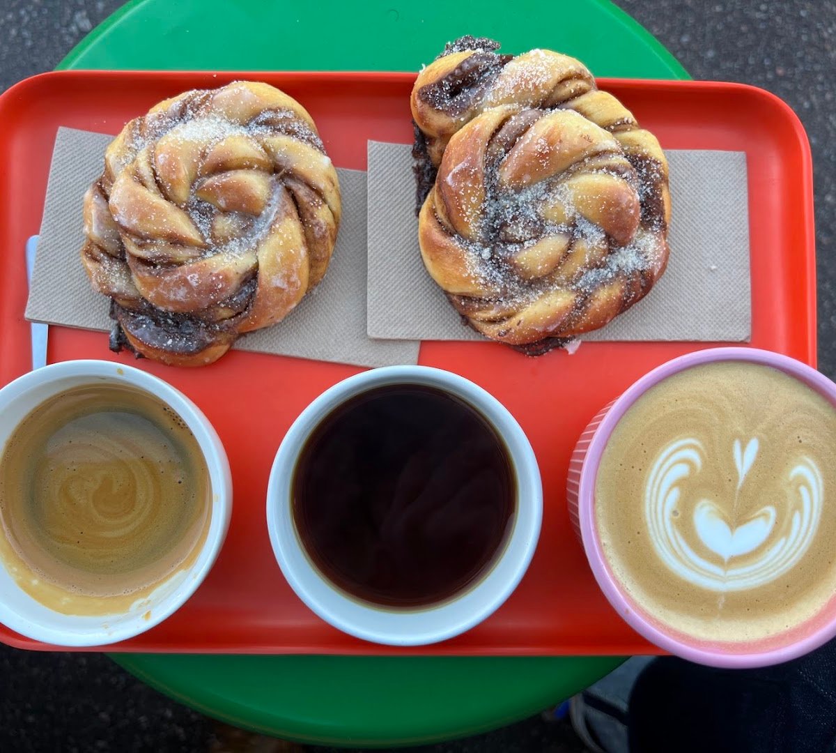 Coffee at Grapefruit Coffee &, specialty coffee shop in Manchester