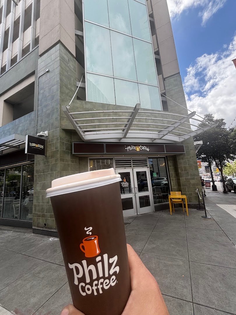 Coffee at Philz Coffee, specialty coffee shop in San Francisco