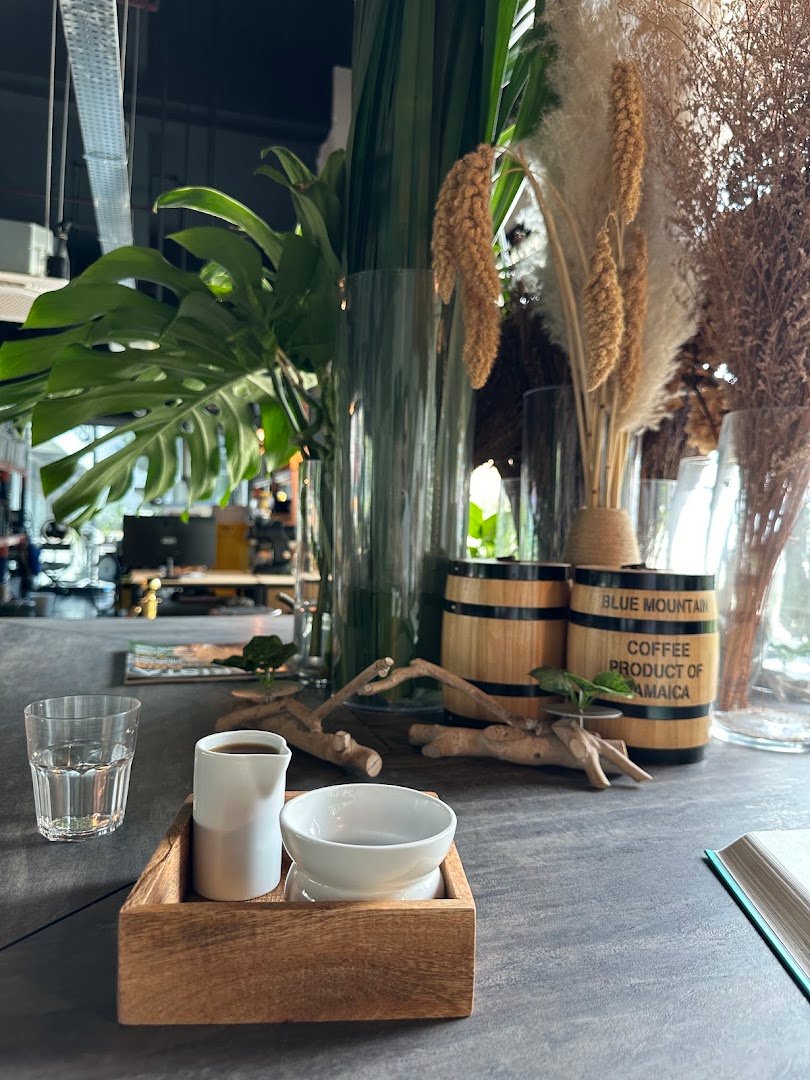 Interior of 20grams Coffee Roastery, specialty coffee shop in Singapore