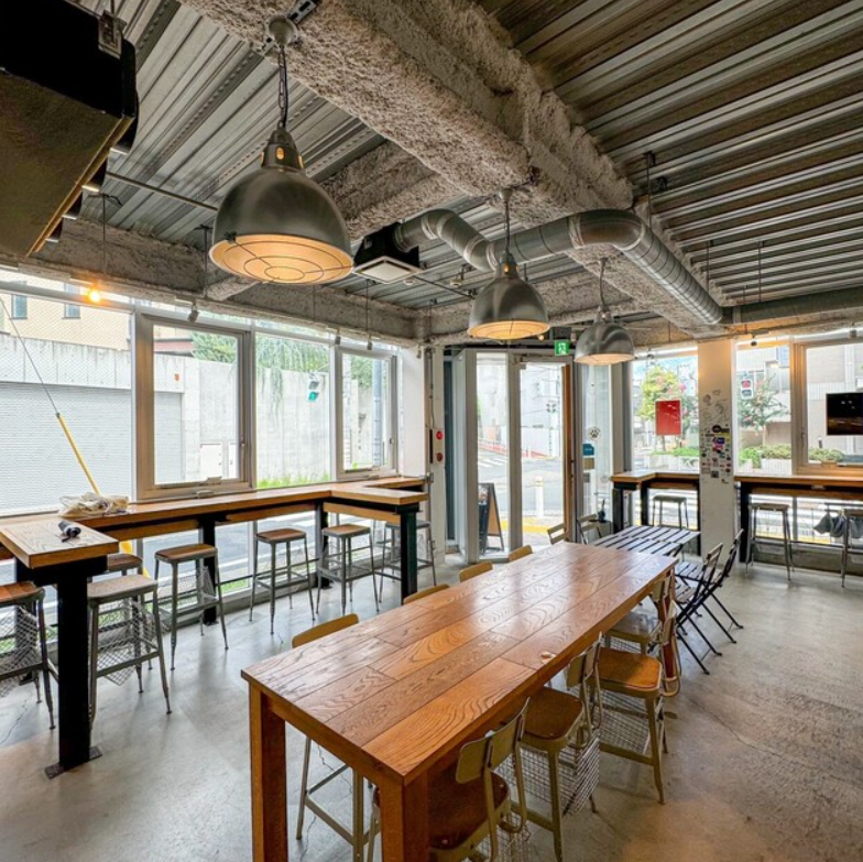 Interior of Streamer Coffee Company Nakameguro, specialty coffee shop in Tokyo