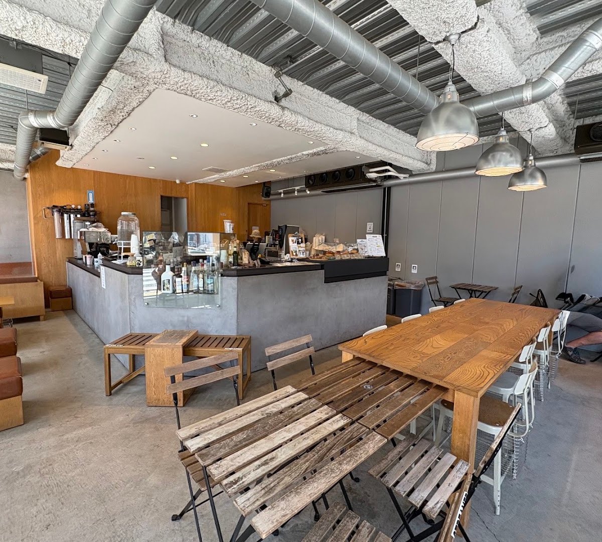 Interior of Streamer Coffee Company Nakameguro, specialty coffee shop in Tokyo