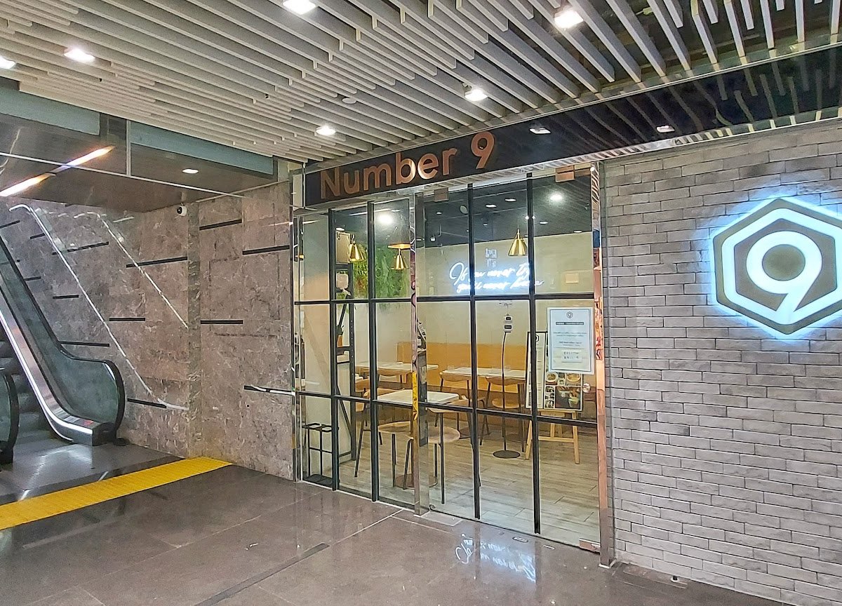 Storefront of Number 9 Coffee, specialty coffee shop in Hong Kong