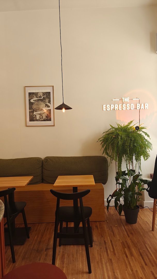 Interior of The Espresso Bar, specialty coffee shop in Warsaw