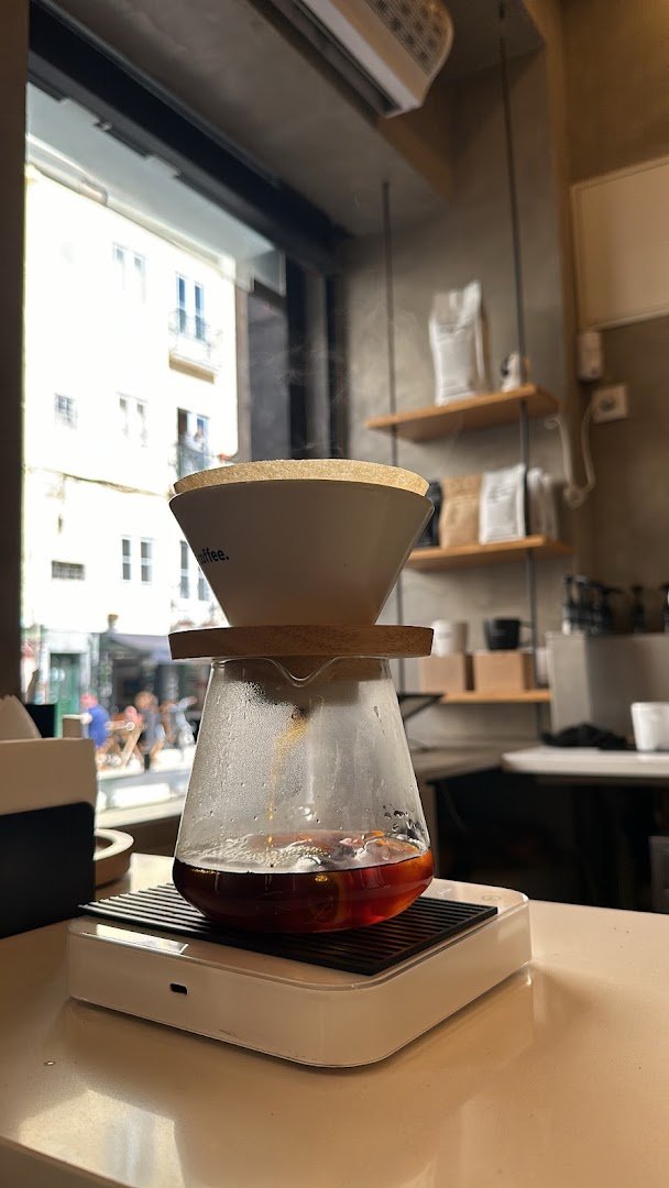 Interior of The Coffee, specialty coffee shop in Lisbon
