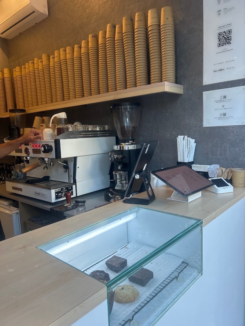 Interior of The Coffee, specialty coffee shop in Lisbon