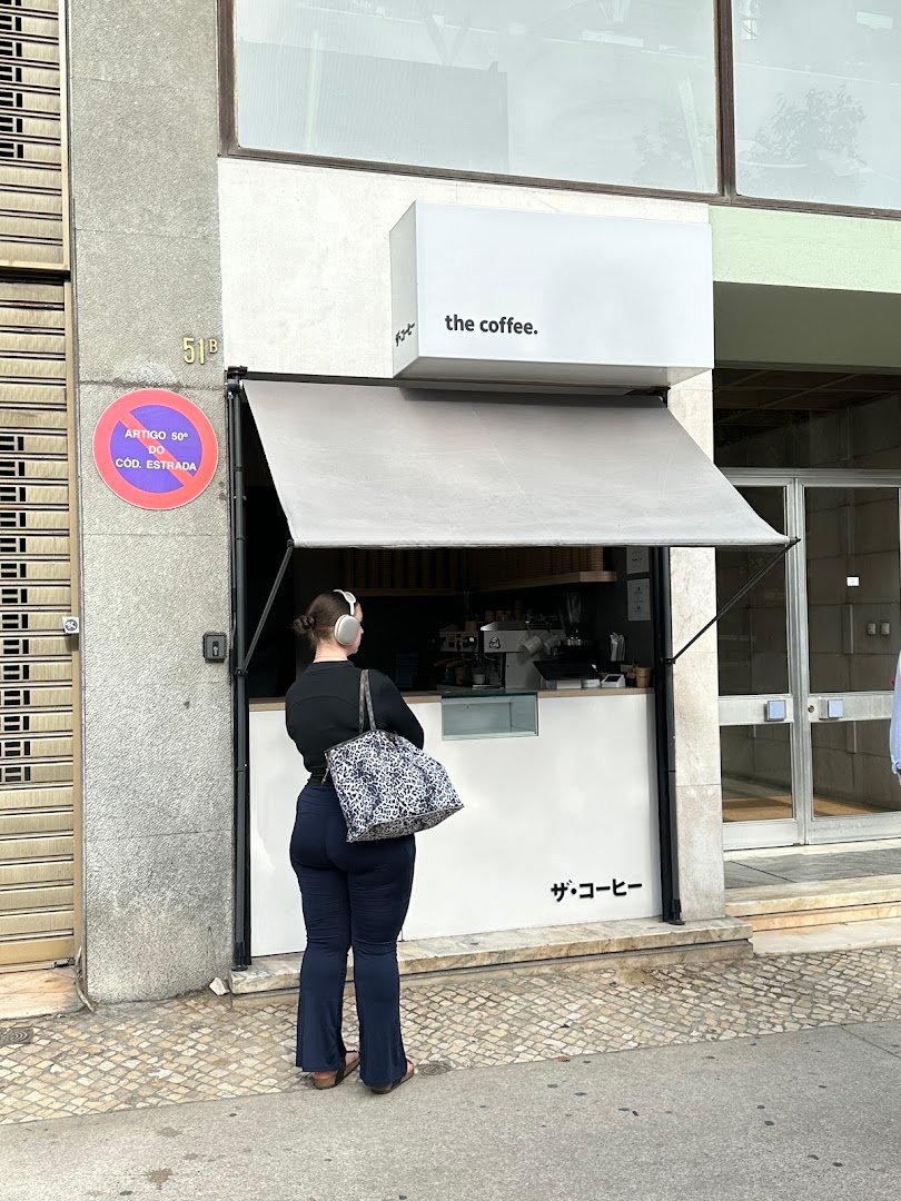 Storefront of The Coffee, specialty coffee shop in Lisbon