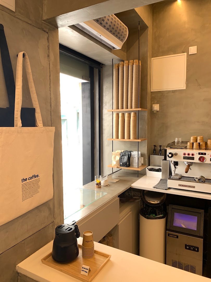 Interior of The Coffee, specialty coffee shop in Lisbon