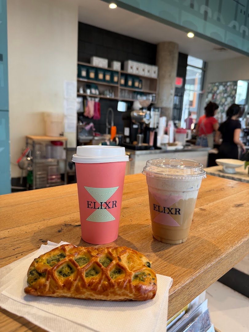 Coffee at Elixr Coffee Roasters, specialty coffee shop in Philadelphia