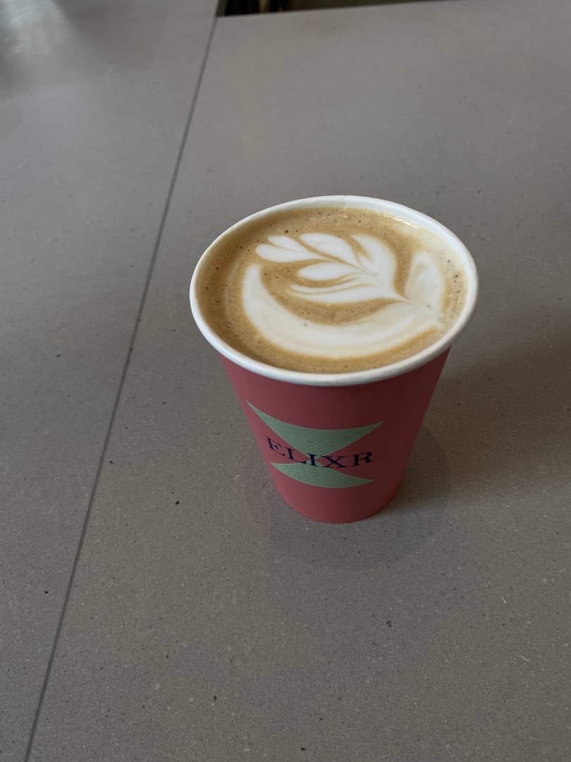 Coffee at Elixr Coffee Roasters, specialty coffee shop in Philadelphia