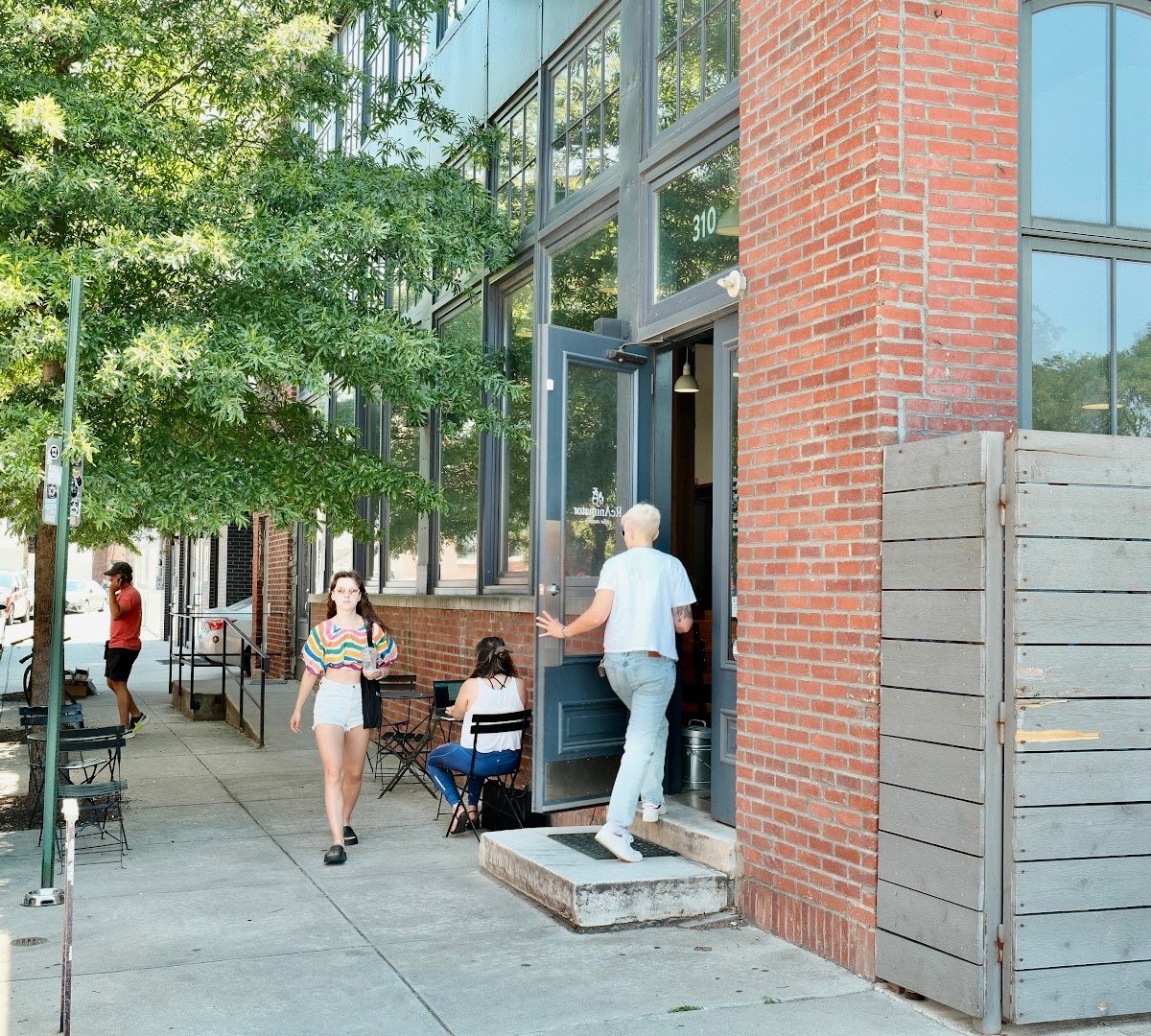 Storefront of ReAnimator Coffee, specialty coffee shop in Philadelphia