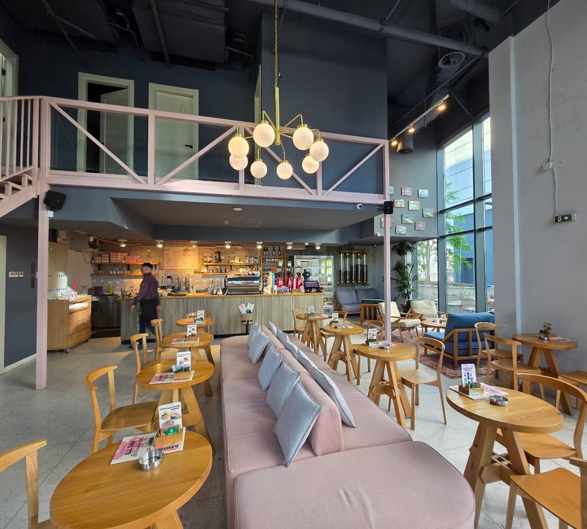 Interior of Kafeterija | Skyline, specialty coffee shop in Belgrade