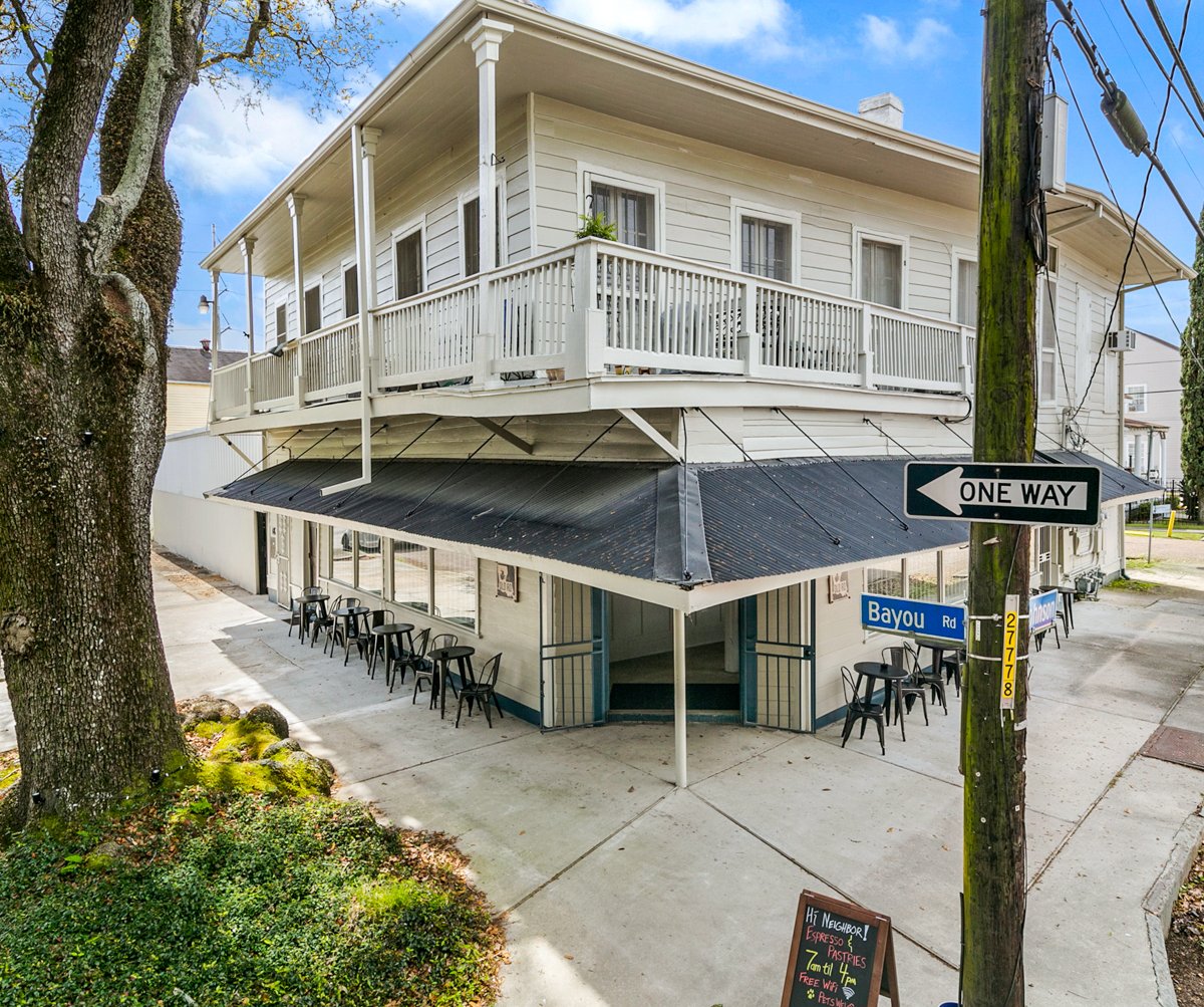 Storefront of Old Road Coffee, specialty coffee shop in New Orleans