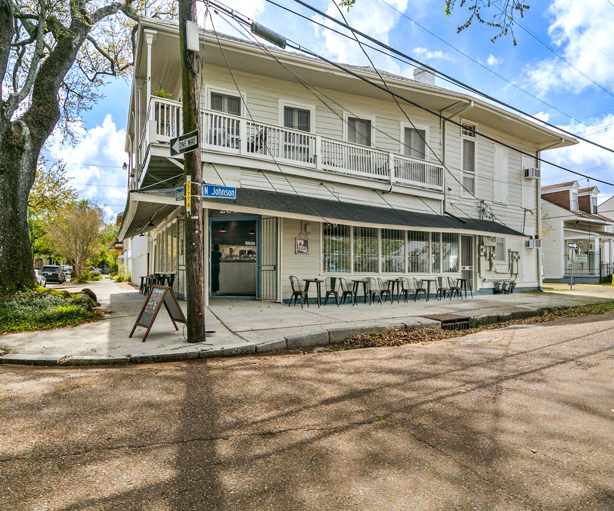 Storefront of Old Road Coffee, specialty coffee shop in New Orleans