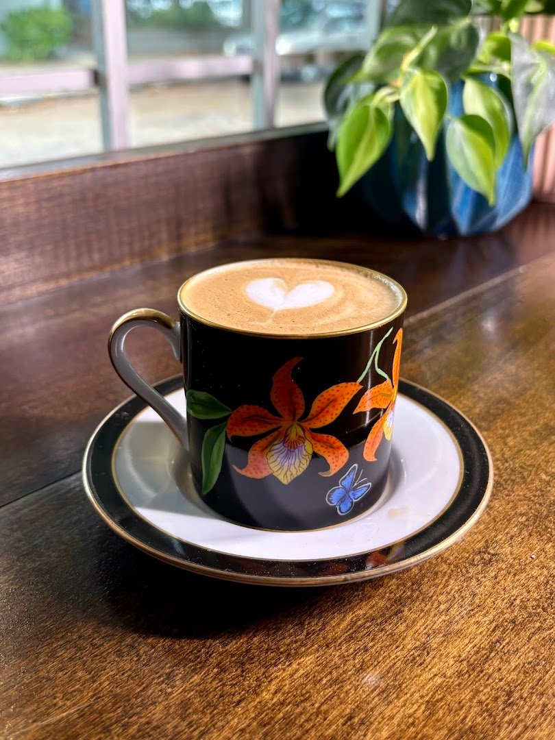 Coffee at Old Road Coffee, specialty coffee shop in New Orleans
