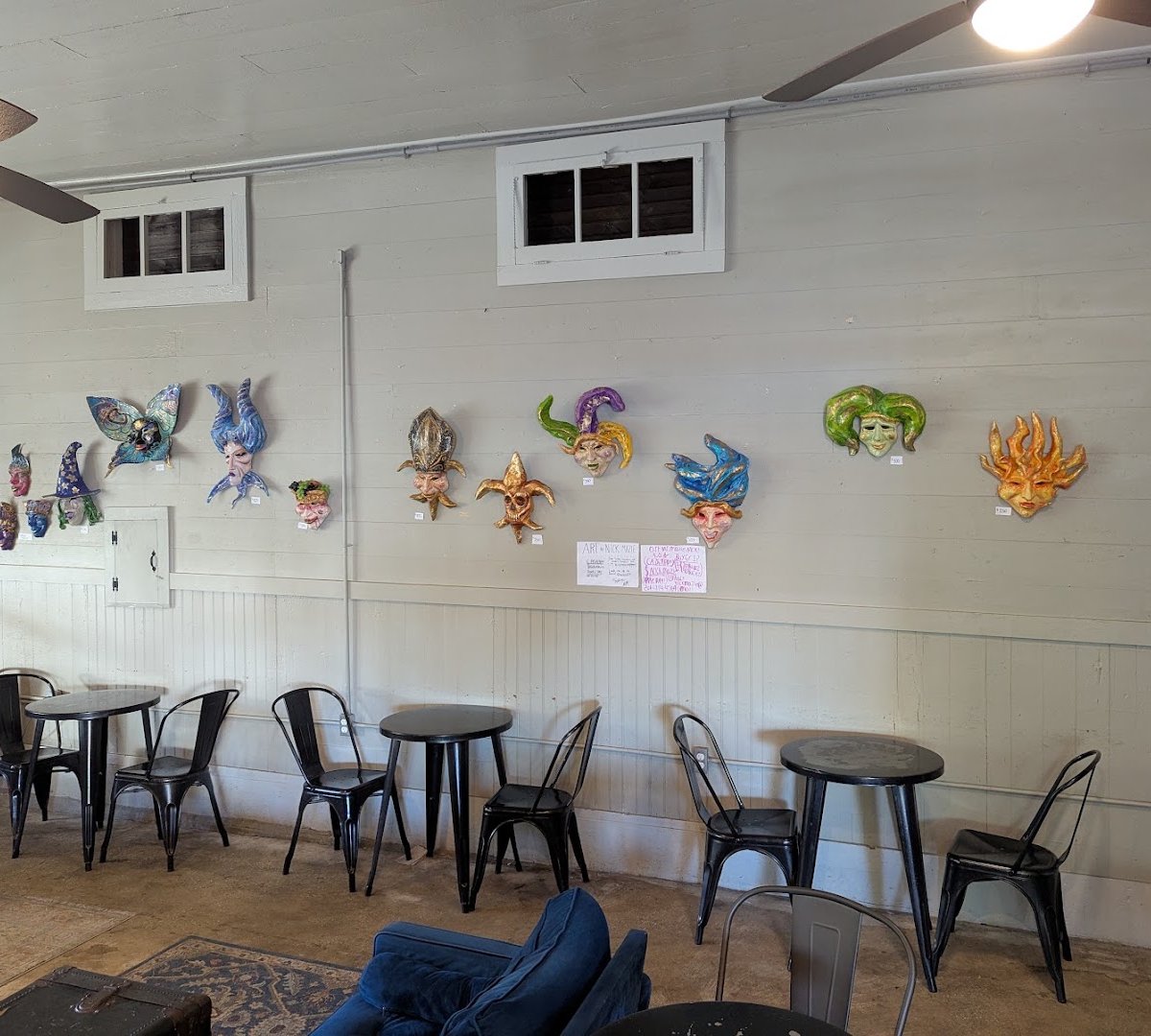 Interior of Old Road Coffee, specialty coffee shop in New Orleans