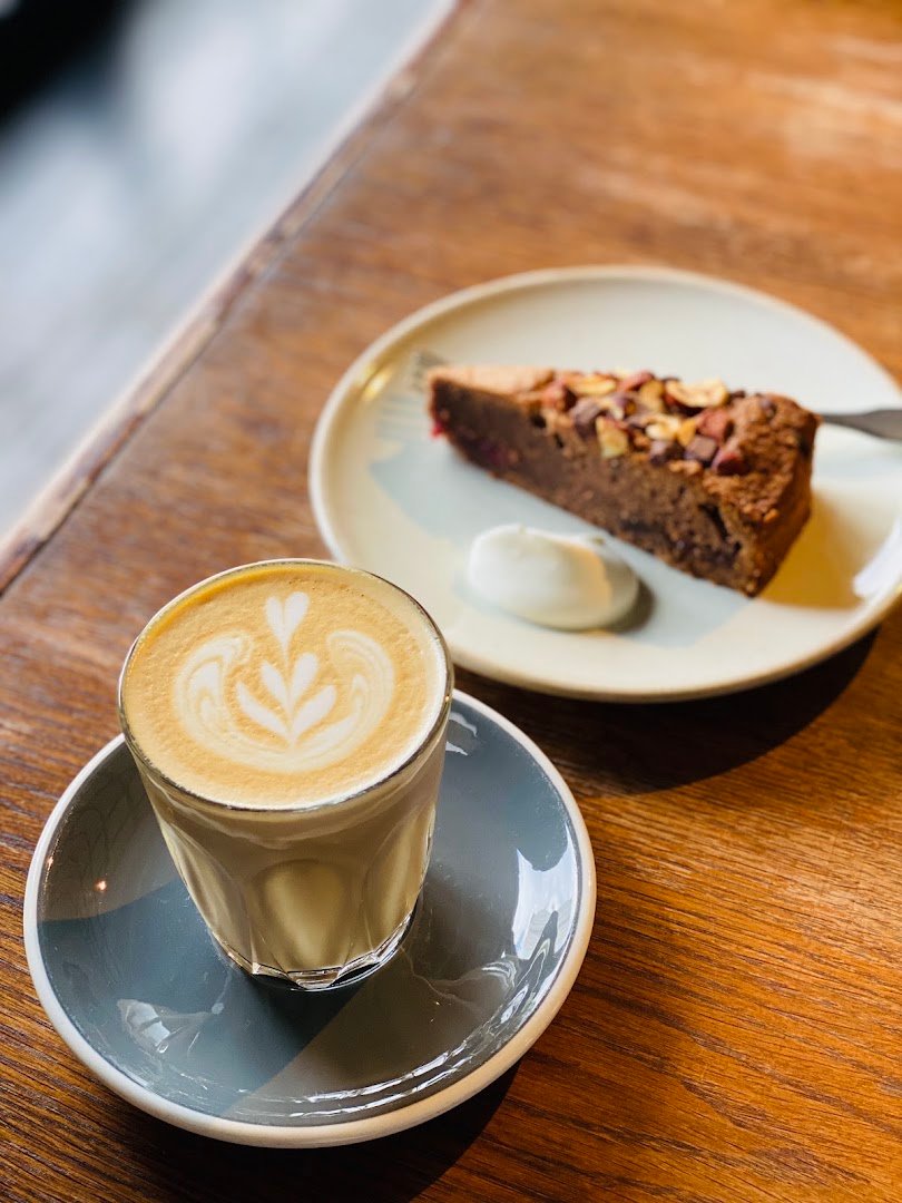 Coffee at Embankment Coffee, specialty coffee shop in Osaka