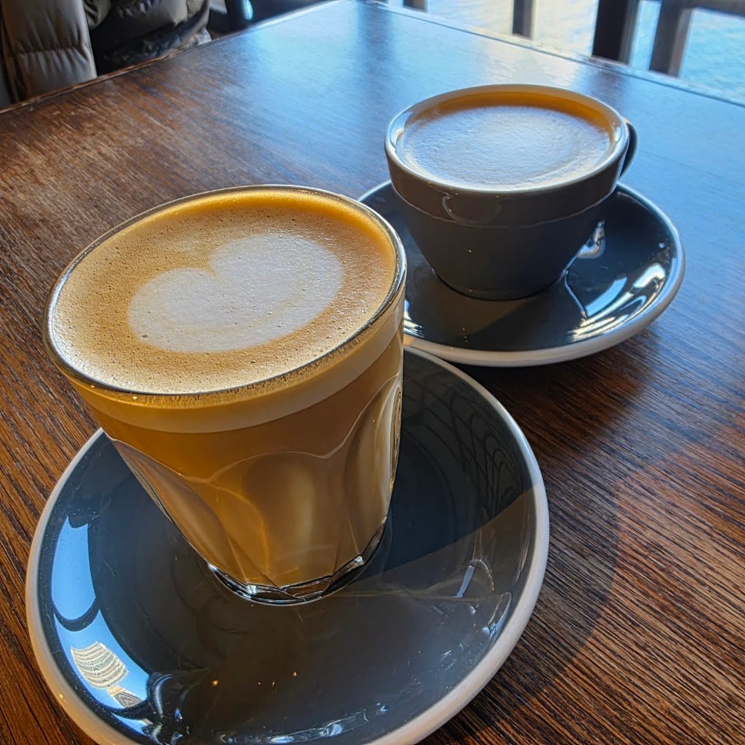 Coffee at Embankment Coffee, specialty coffee shop in Osaka