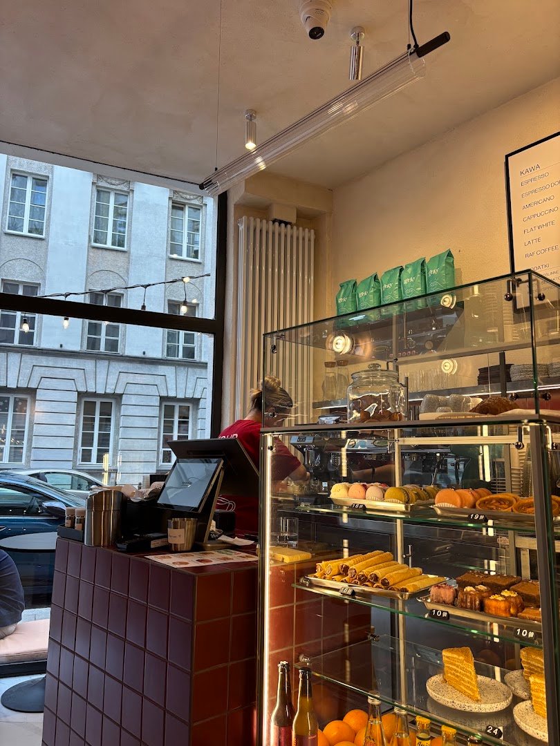 Interior of GRKY Espresso Bar, specialty coffee shop in Warsaw