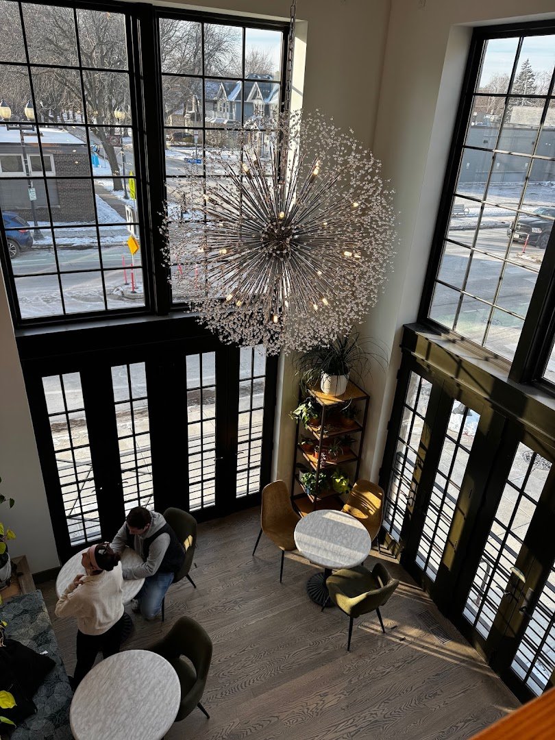 Interior of Idyll Coffee Roasters, specialty coffee shop in Milwaukee
