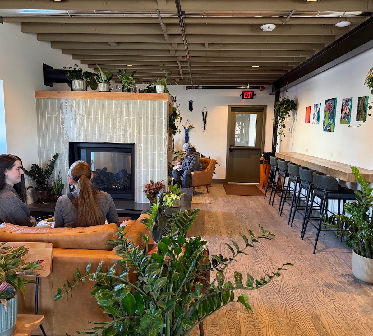 Interior of Idyll Coffee Roasters, specialty coffee shop in Milwaukee