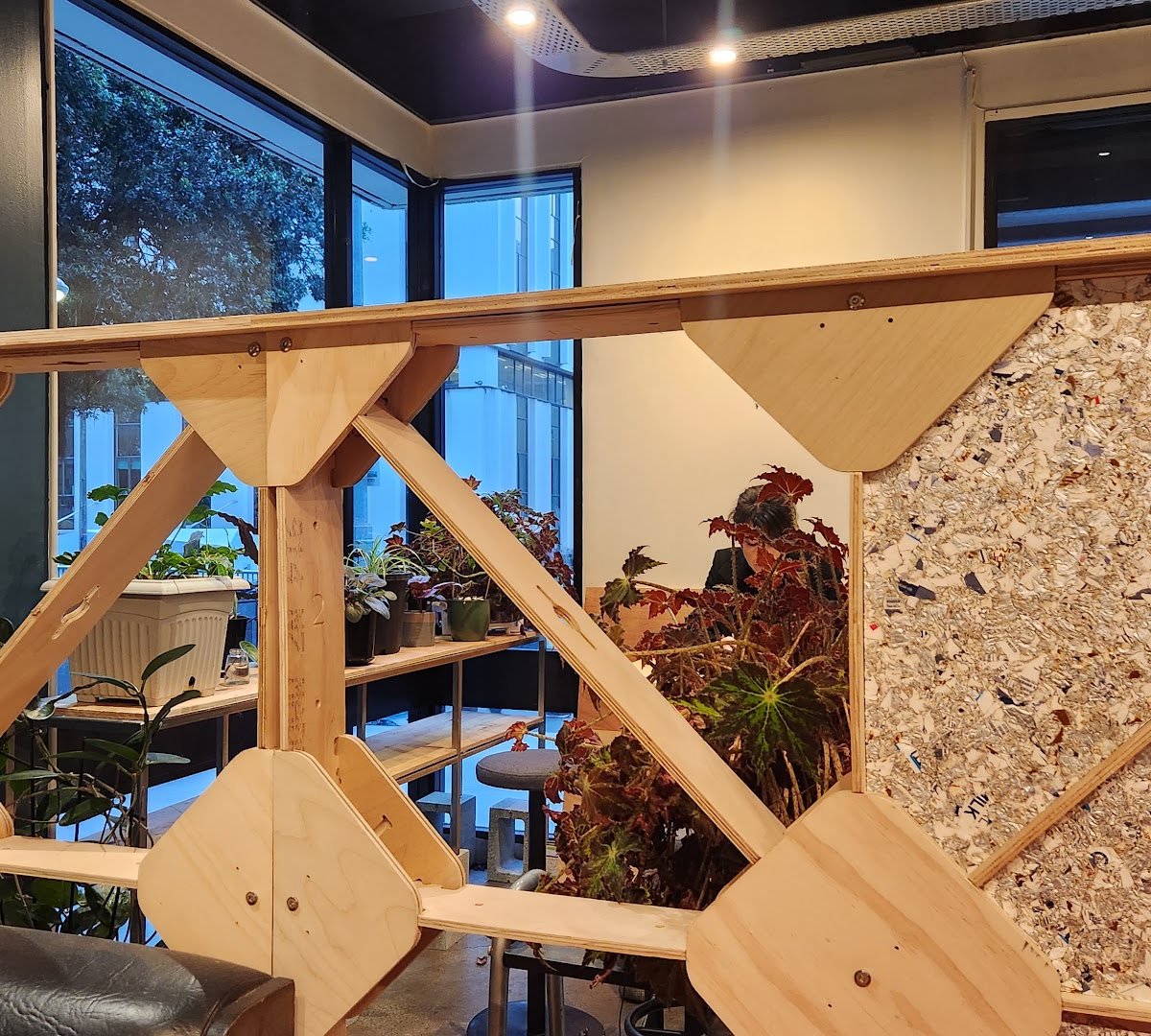 Interior of Raglan Roast Coffee, specialty coffee shop in Wellington