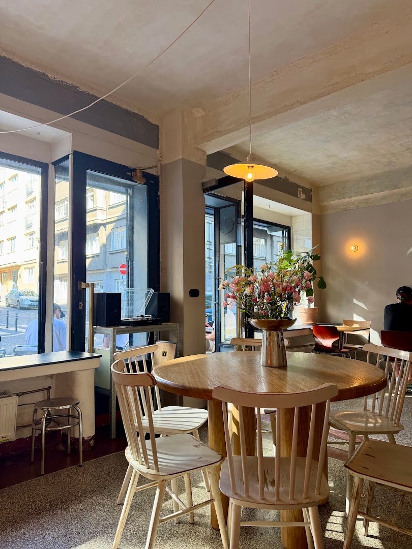 Interior of moe, specialty coffee shop in Prague