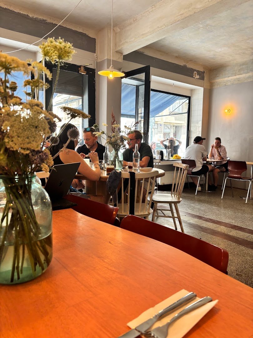Interior of moe, specialty coffee shop in Prague