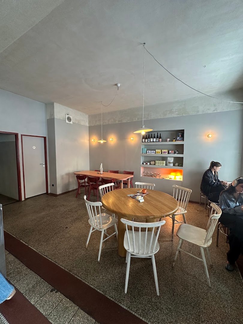Interior of moe, specialty coffee shop in Prague