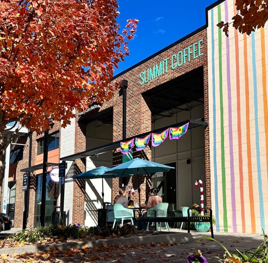 Storefront of Summit Coffee Noda, specialty coffee shop in Charlotte