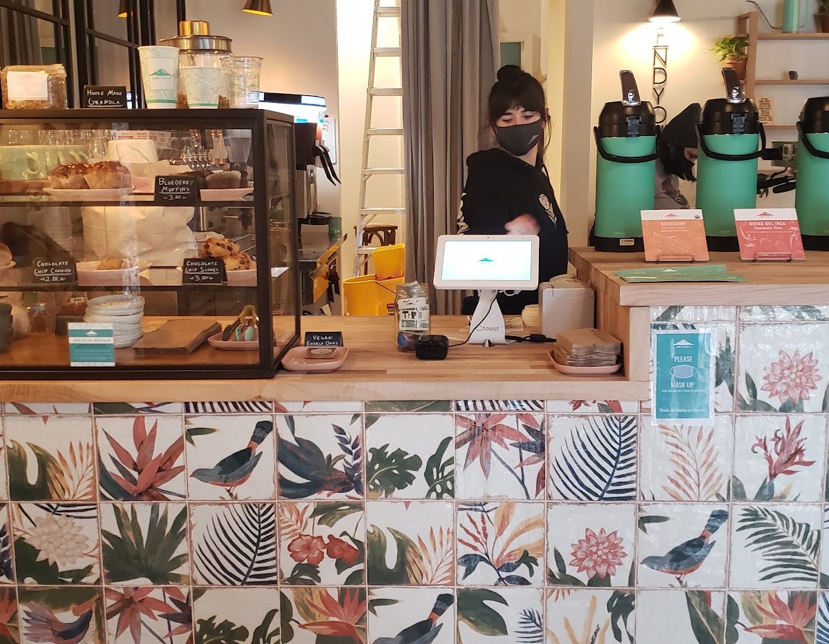 Interior of Summit Coffee Noda, specialty coffee shop in Charlotte