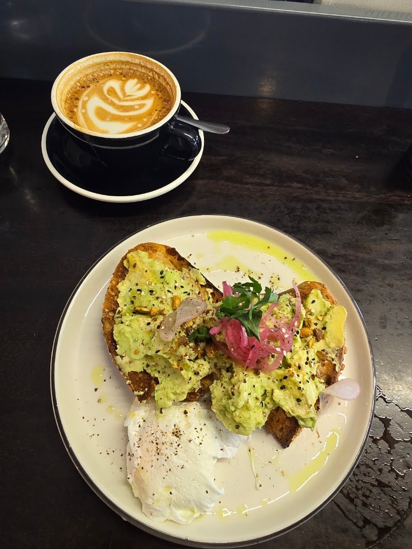 Food at Atomic Coffee Roasters, specialty coffee shop in Auckland